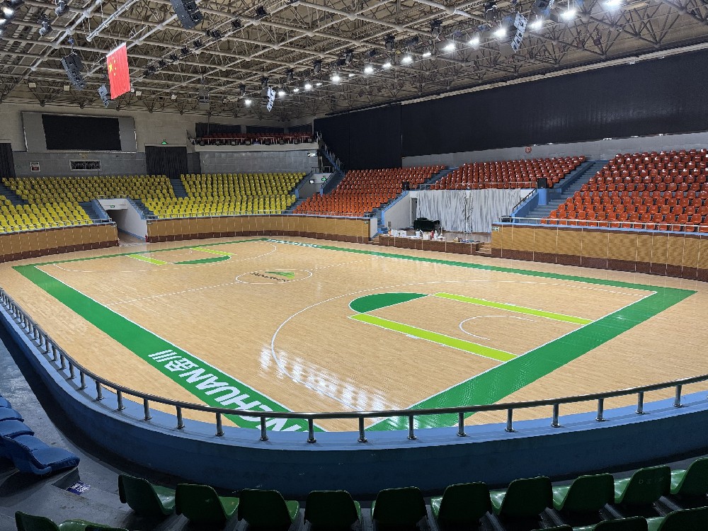 金川文化宫运动地板翻新